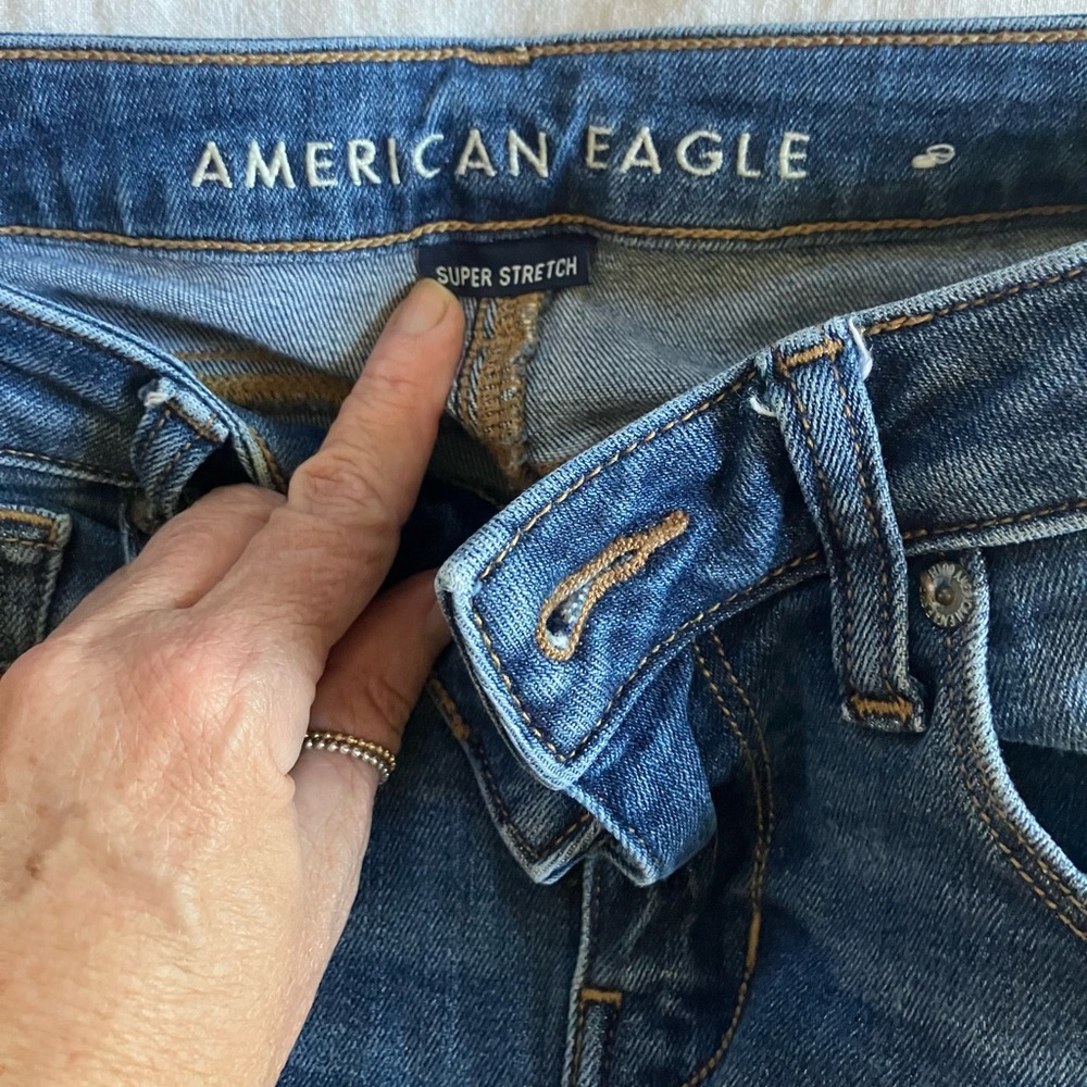 American Eagle Outfitters Dark Blue Flare Jeans